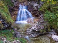 Felsriegel vor Wasserfallstufe - Klausgraben
